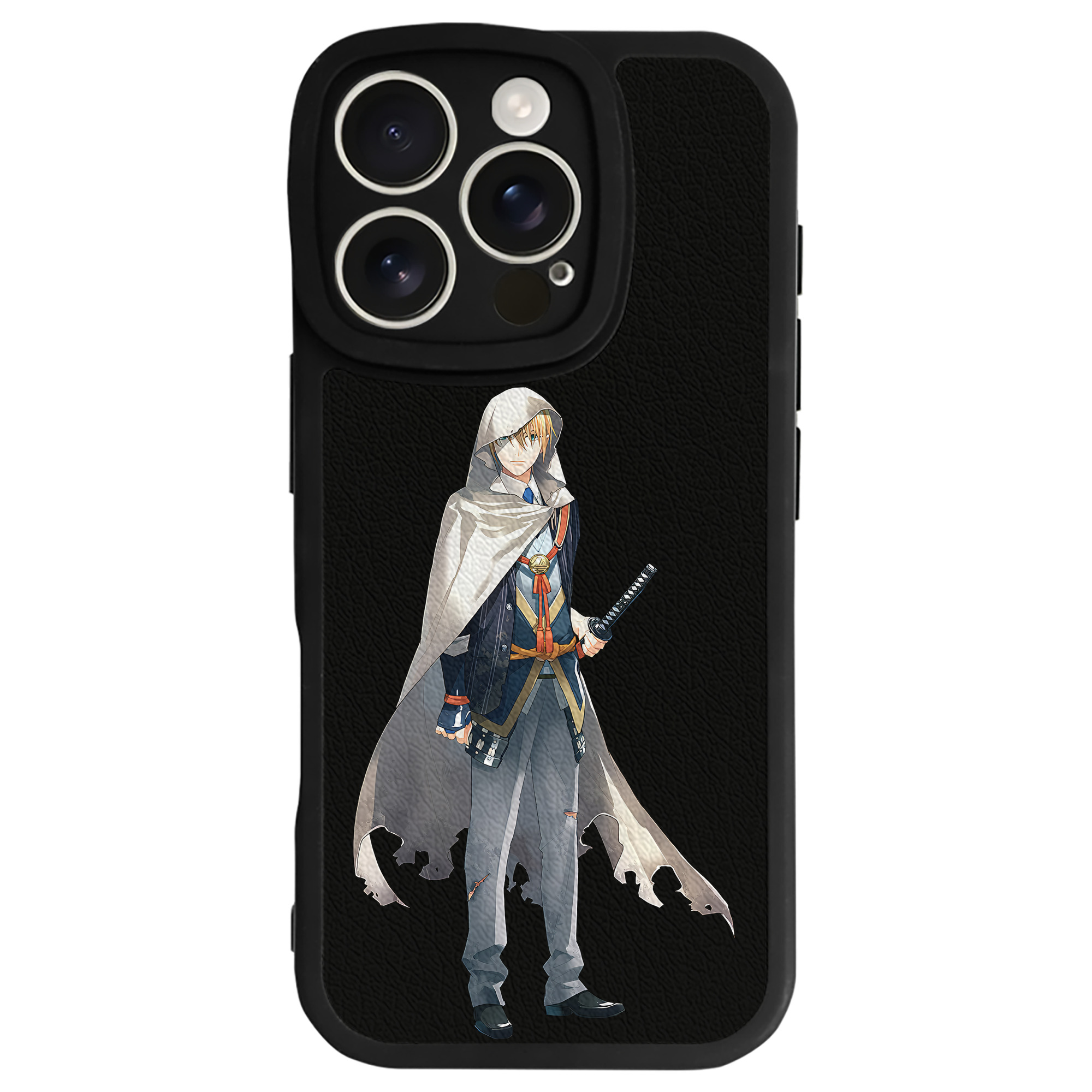 （画像用） 刀剣乱舞 Touken Ranbu 【iPhone 16シリーズ対応】シリコンスマホケース（レザー調） 材質：シリコン
